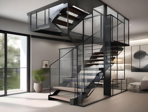 design-and-implementation-of-all-types-of-metal-stair